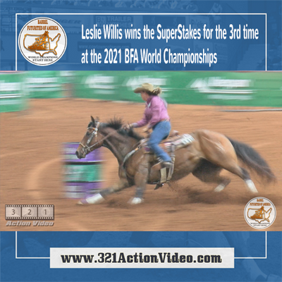 Leslie Willis wins the SuperStakes for the 3rd time at the 2021 BFA World Championships