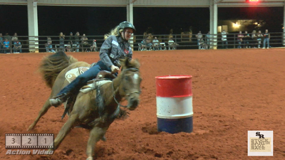 48 Payton VanDhuysnagler on LS McPies Firey Flit at 2022 Stock Ranch Slot Race