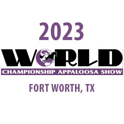 Order Videos from 2023 World Championship Appaloosa Show - Fort Worth,  Texas