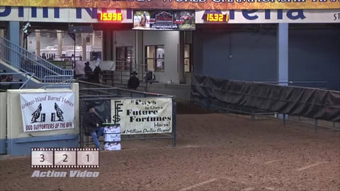 Order Video of Futurity Go 1 #204 Janna Brown on Shes A Man Eater 15.954  at BFA - Oklahoma City OK Dec 2018